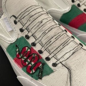 Homemade Gucci -like  slip ons .